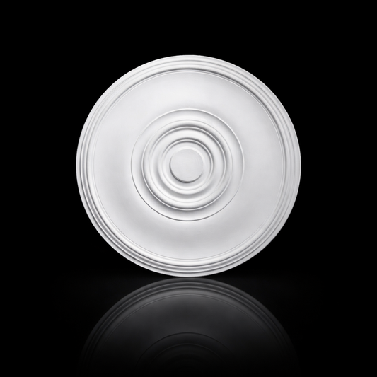 Stuck Rosette R-40 – Moderne Deckenrosette aus Gips Ø 500 mm