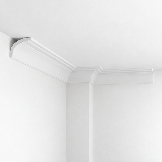 Stuckleiste C-16 – Deckenleiste aus Gips 75x65 mm