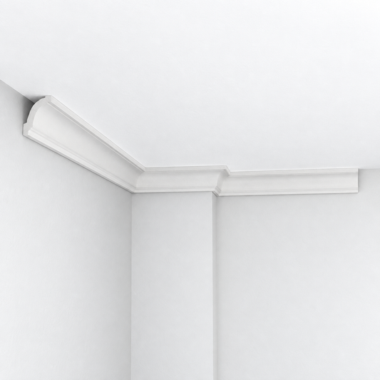 Stuckleiste C-27 – Deckenleiste aus Gips 55x65 mm