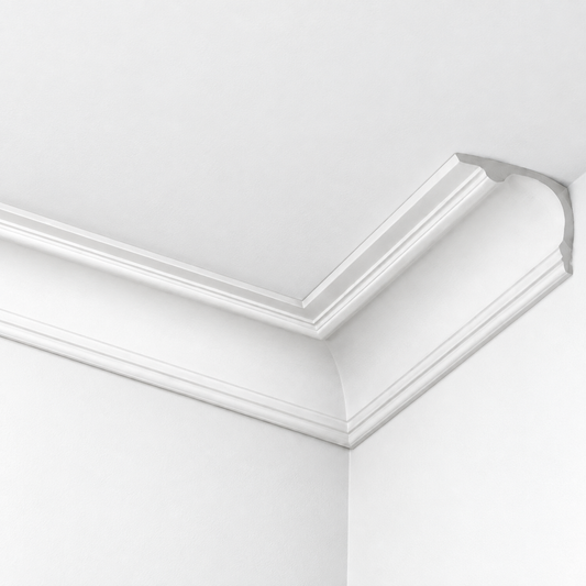 Stuckleiste C-36 – Deckenleiste aus Gips 250x160 mm