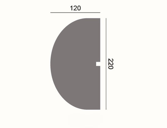 Fassadenleiste L-24 A 220x120 Fassadenprofil Sockelleiste