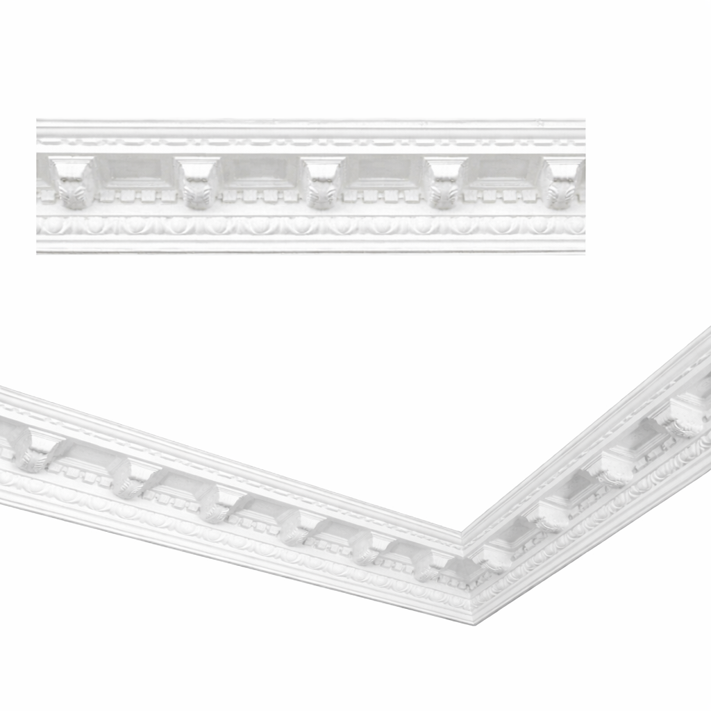 Stuckleiste C-22 – Deckenleiste aus Gips 170x130 mm