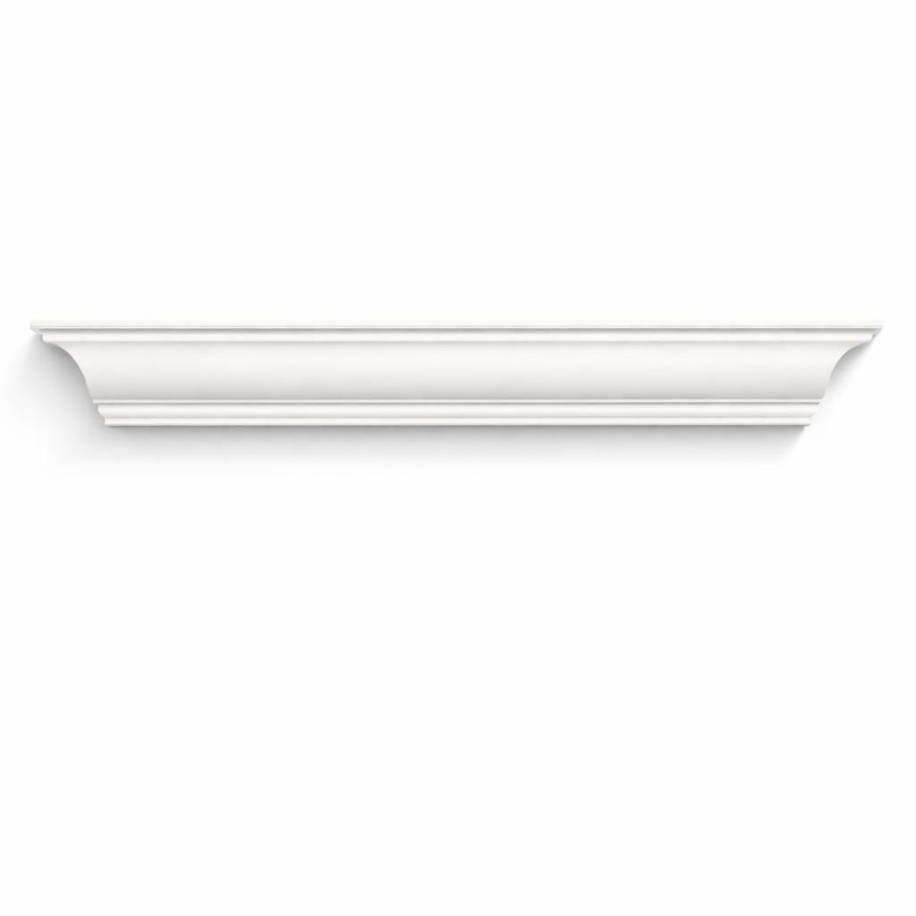 Stuckleiste C-27 – Deckenleiste aus Gips 55x65 mm