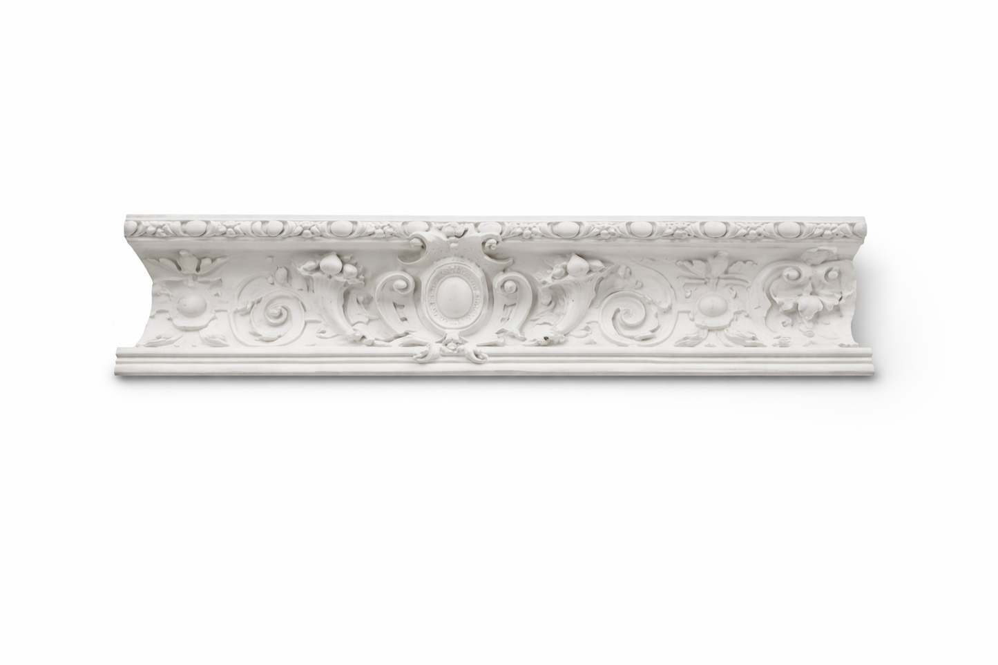 Stuckleiste C-32 Barock – Deckenleiste aus Gips 210x140 mm