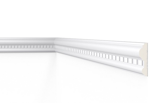 Stuckleiste LP-28 – Wandleiste aus Gips 80x23 mm