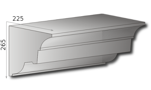 Fassadengesims G-04 A - 265