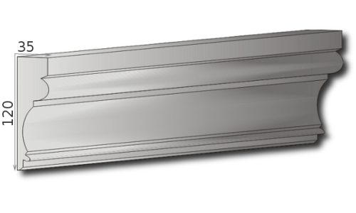 Fassadenleiste L-11 120x35 A Fassadenprofil