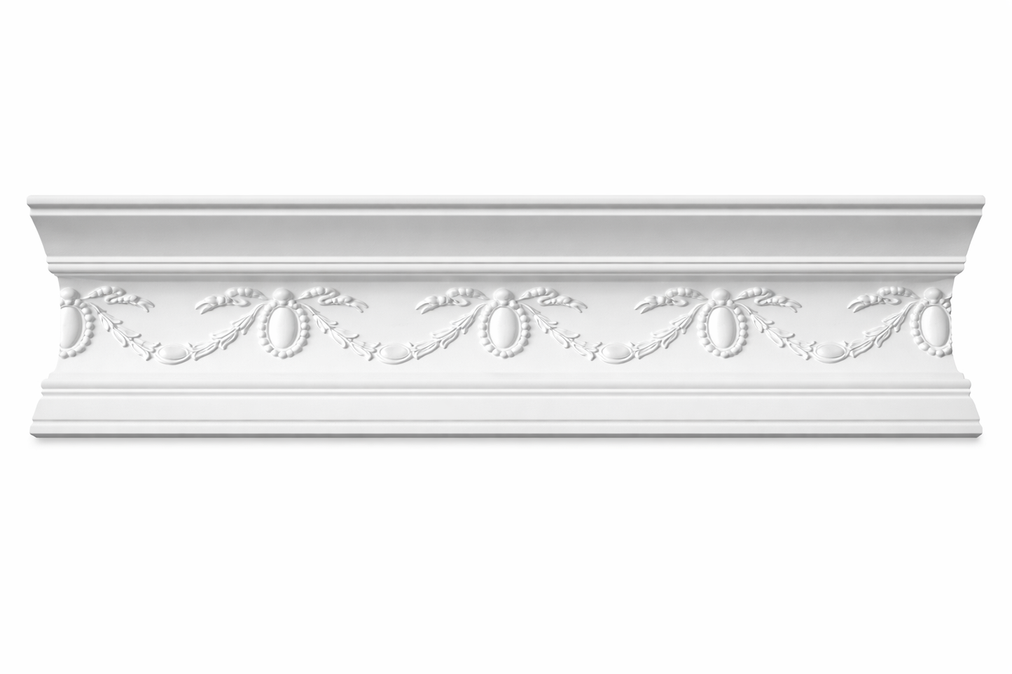 Stuckleiste P-13 – Deckenleiste aus Gips 150x120 mm