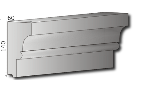 Fensterbank P-19 A 140