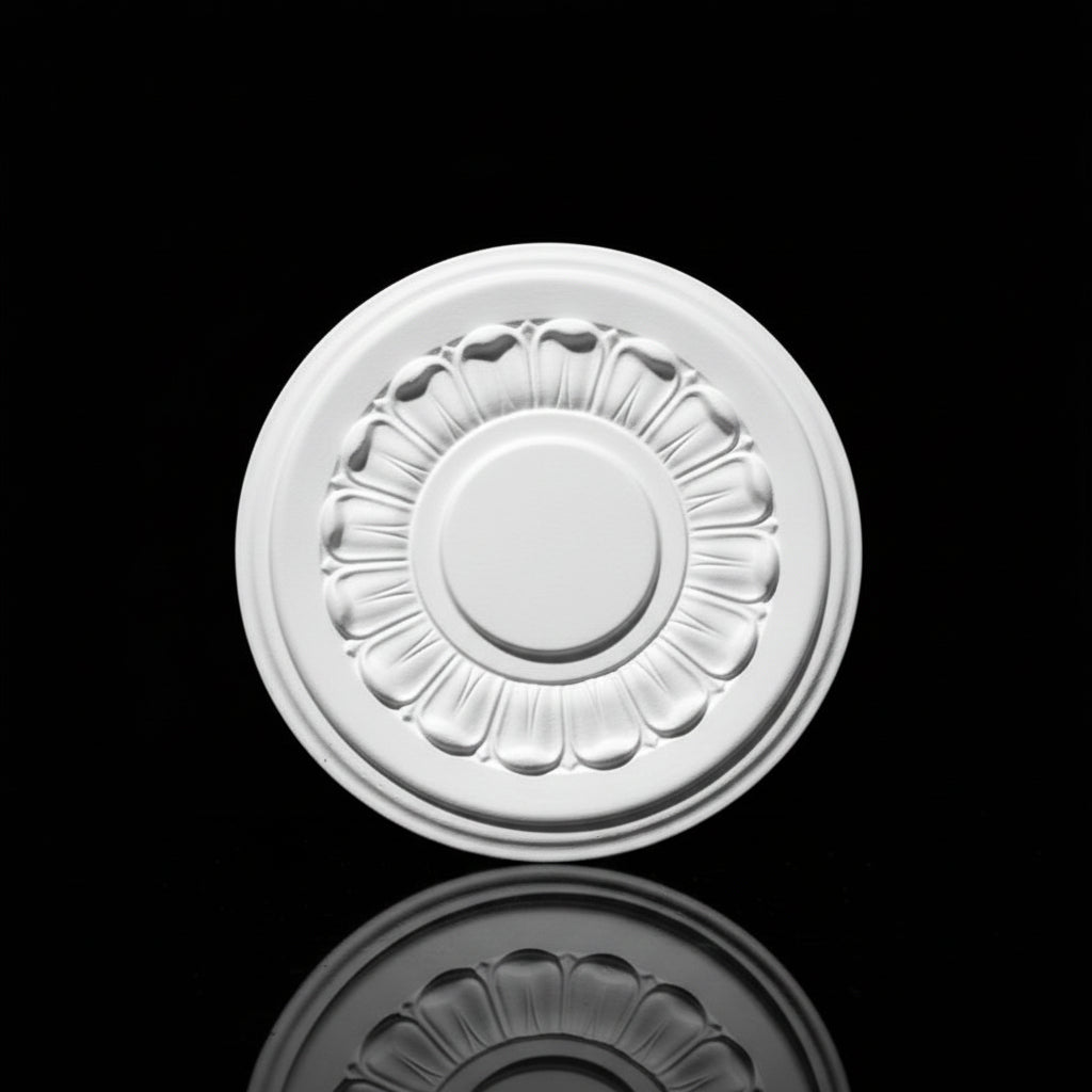 Stuck Rosette R-14 – Deckenrosette aus Gips Ø 310 mm