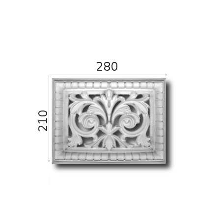 Lüftungsgitter WENT-07