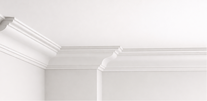 Stuckleiste CE-913 – Deckenleiste aus Gips 95x90 mm