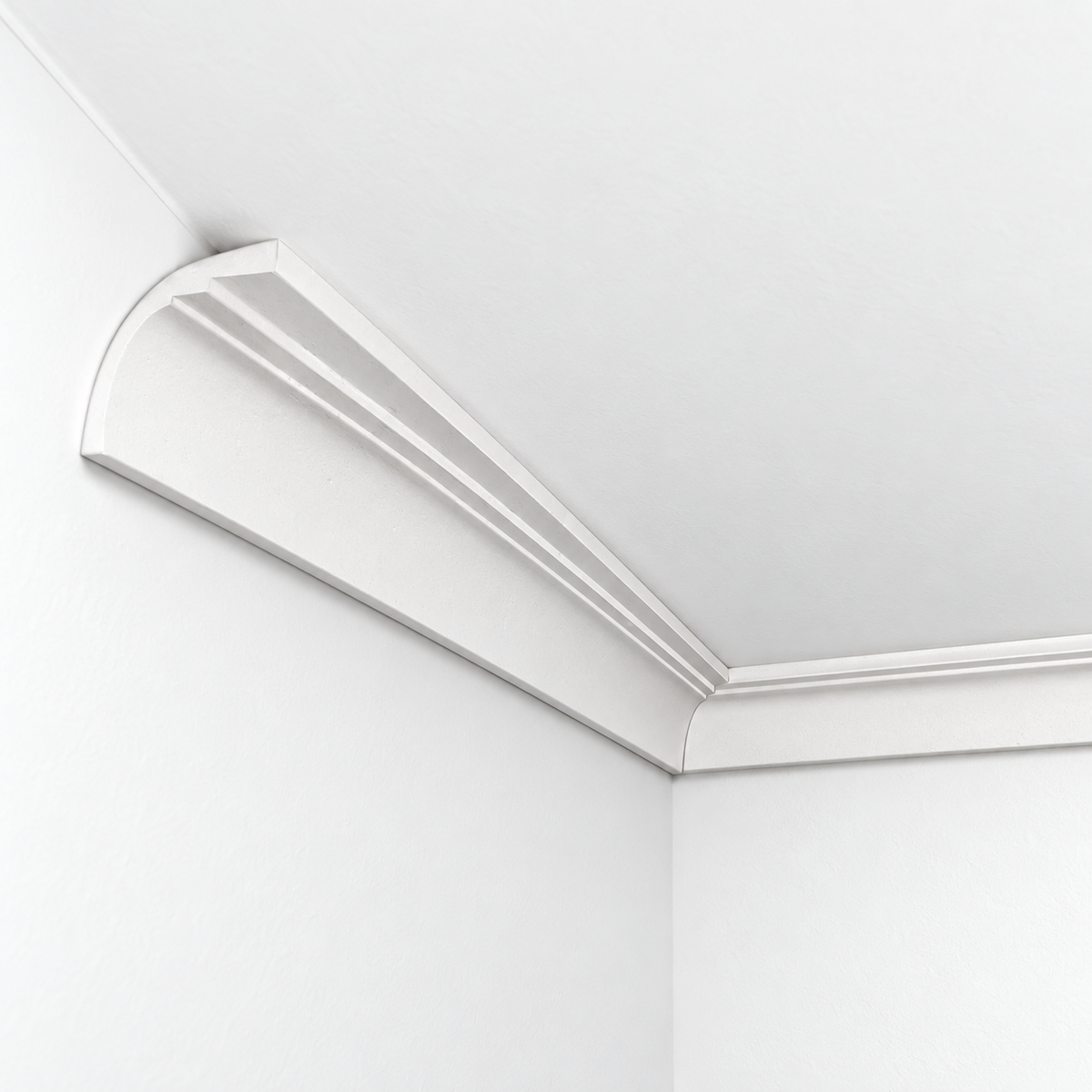 Stuckleiste C-03 – Deckenleiste aus Gips 65x58 mm