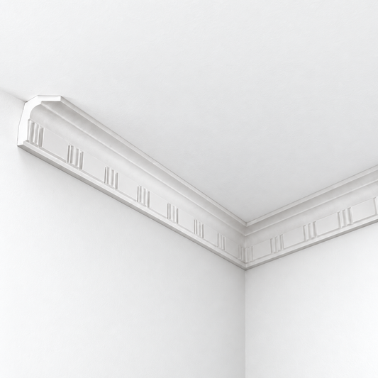 Stuckleiste C-06 – Deckenleiste aus Gips 50x60 mm