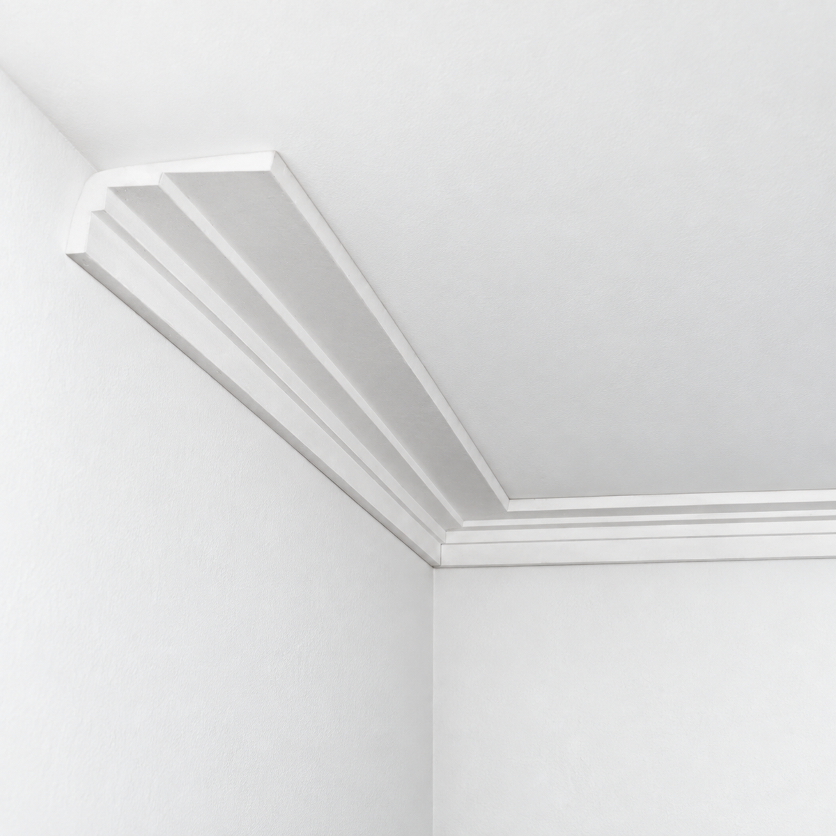 Stuckleiste C-07 – Deckenleiste aus Gips 110x50 mm