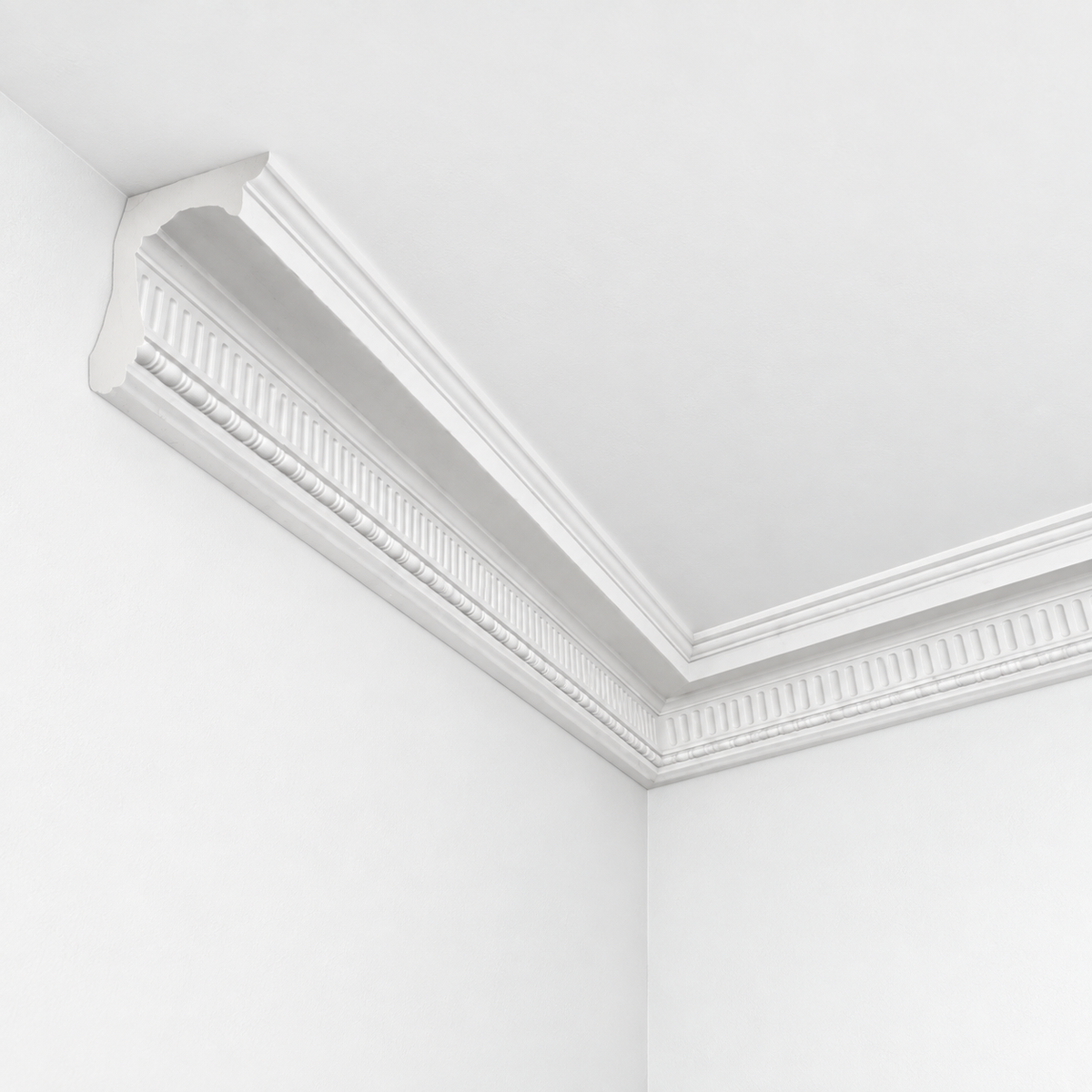 Stuckleiste C-20 – Deckenleiste aus Gips 110x145 mm