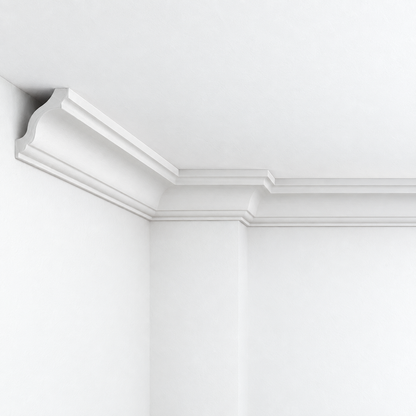 Stuckleiste C-24 – Deckenleiste aus Gips 85x60 mm