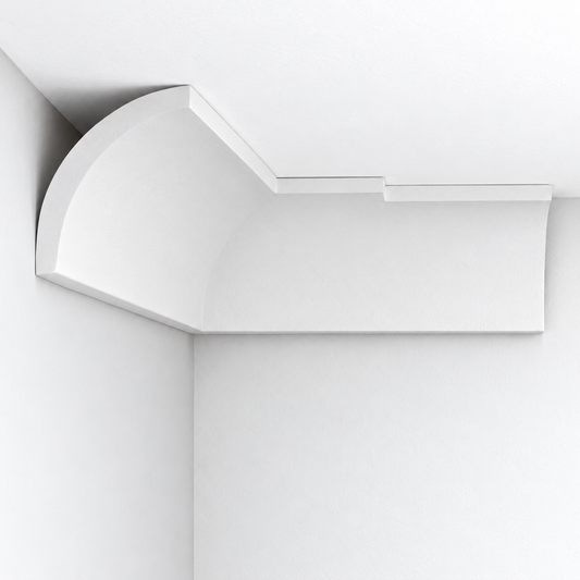 Stuck Deckenleiste C-35/S – Stuckleiste aus Gips 300×400 mm