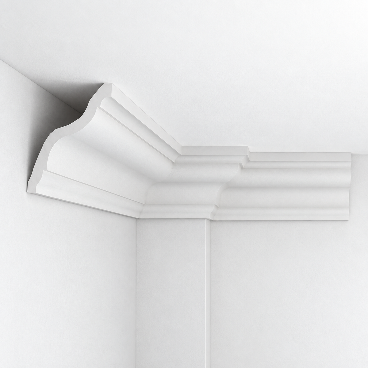 Stuckleiste C-40 – Deckenleiste aus Gips 178x207 mm