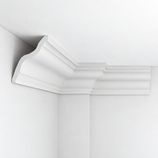 Stuckleiste C-40 – Deckenleiste aus Gips 178x207 mm