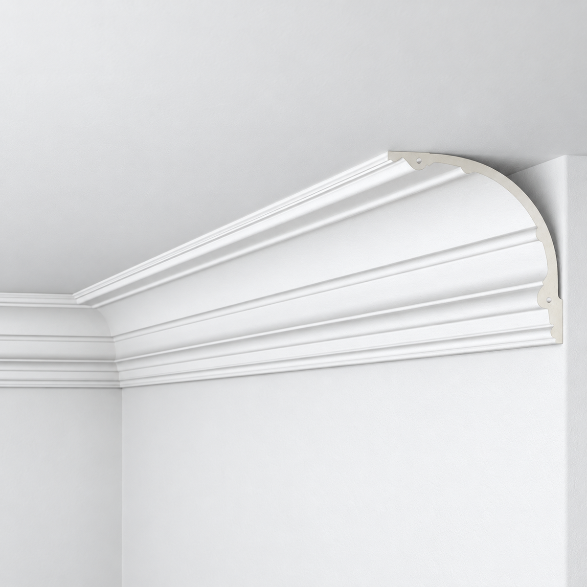 Stuckleiste C-41 A Grandezza – Deckenleiste aus Gips 170x178 mm