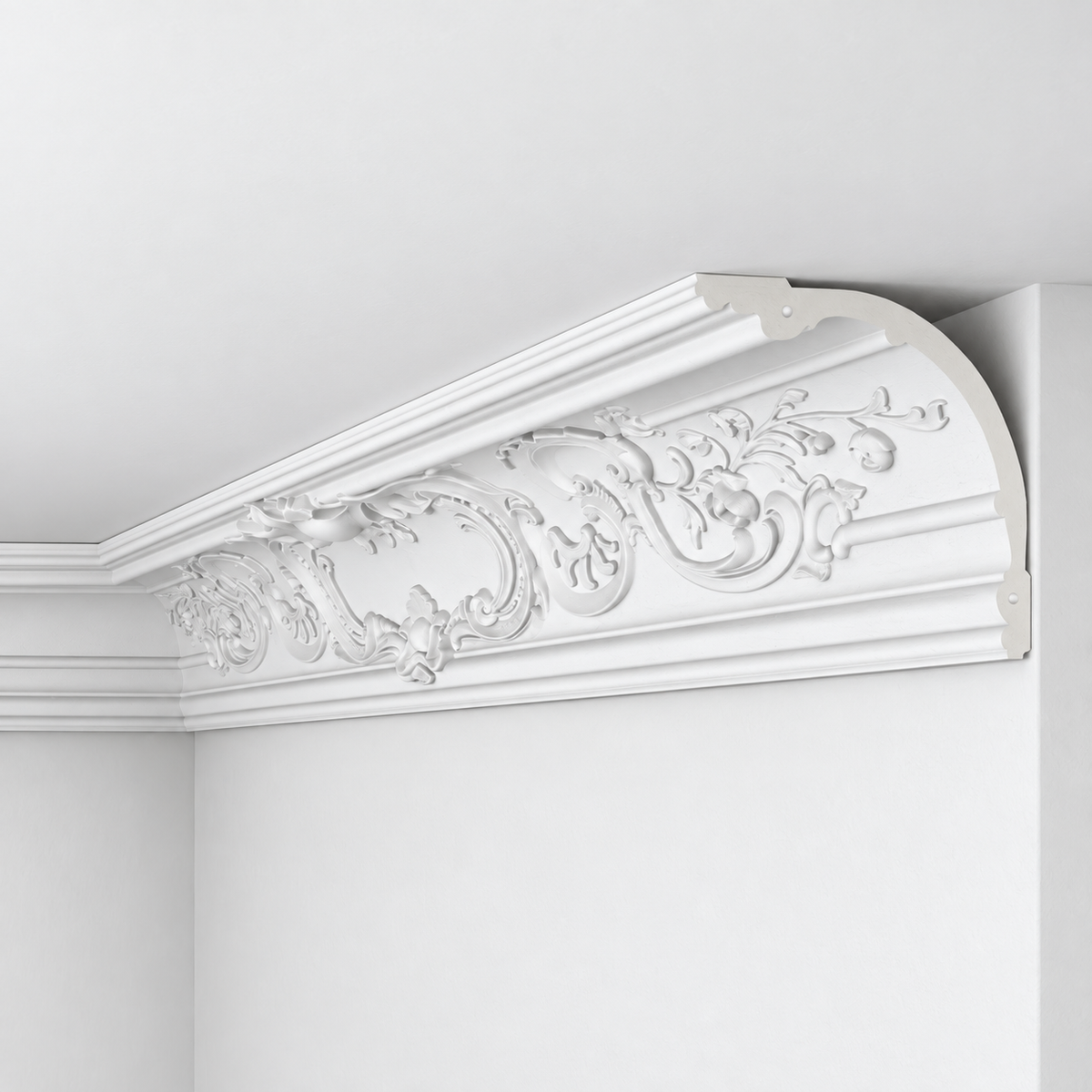 Stuckleiste C-41 B Grandezza – Deckenleiste aus Gips 170x178 mm