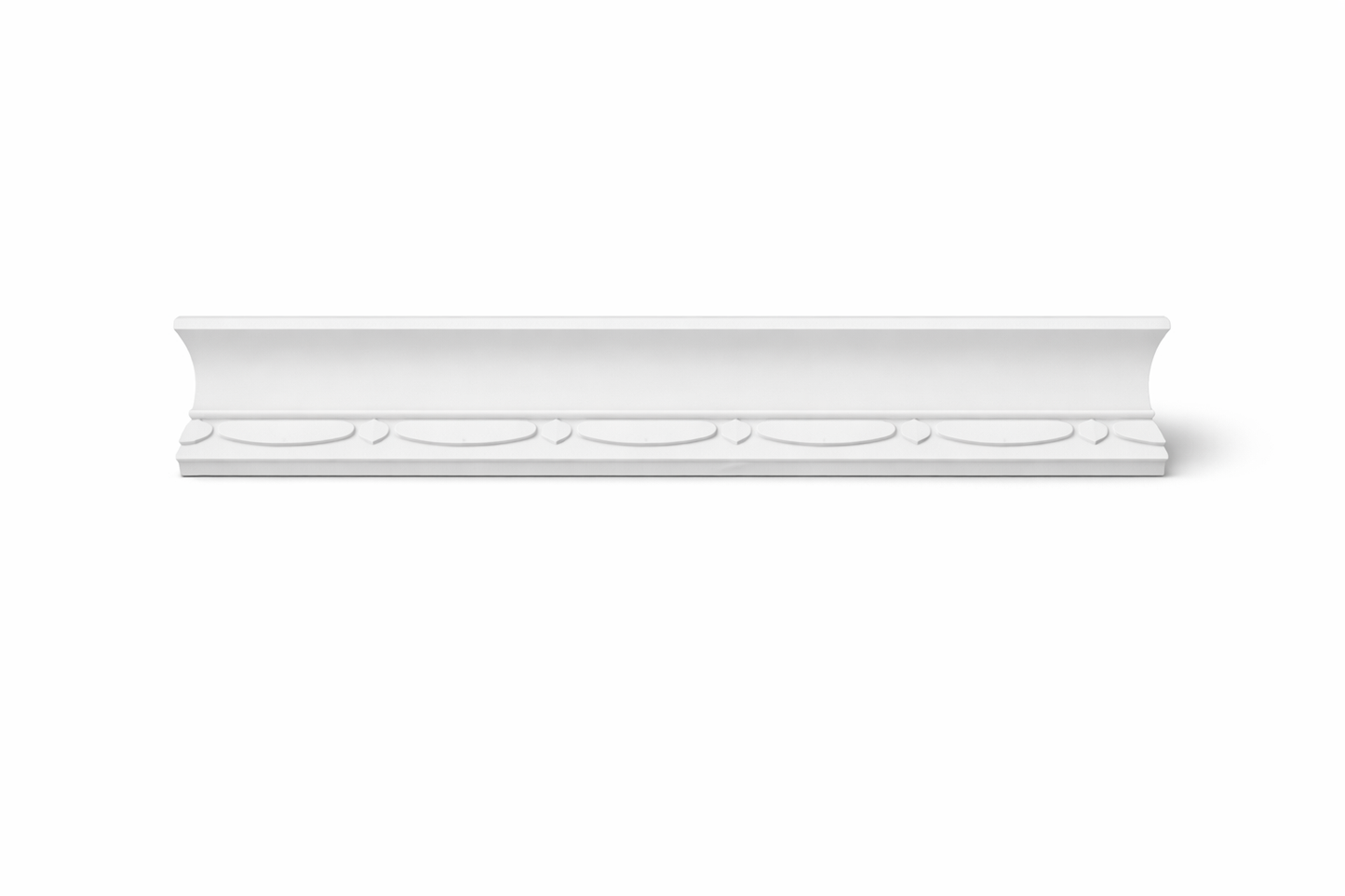Stuckleiste C-05 – Deckenleiste aus Gips 75x80 mm