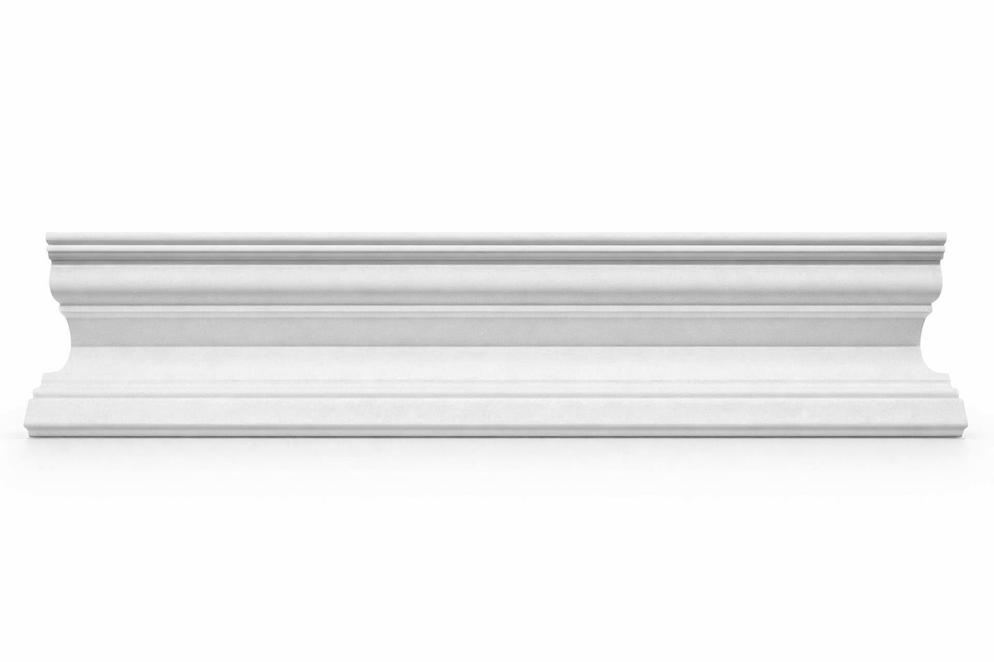 Stuckleiste C-01 – Deckenleiste aus Gips 95x75 mm
