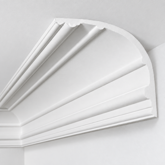 Stuckleiste CE-9/S – Deckenleiste aus Gips 180x190 mm