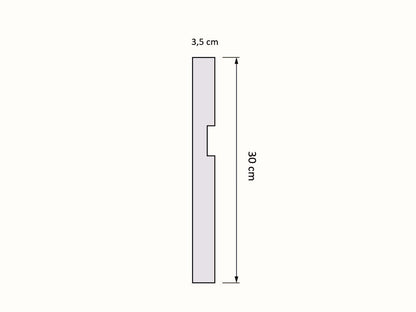 Moderne Fassadenpanel 300x35 FL-6