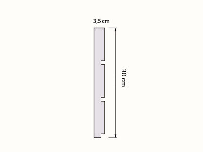 Moderne Fassadenpanel 300x35 FL-8
