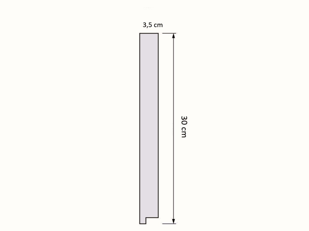 Moderne Fassadenpanel 300x35 FL-9