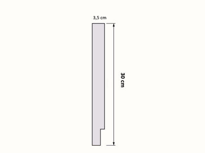 Moderne Fassadenpanel 300x35 FL-7