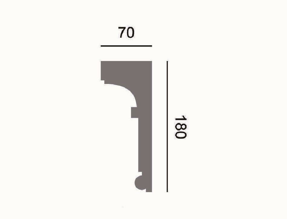Fassadengesims G-14 A - 180 Fassadenprofil