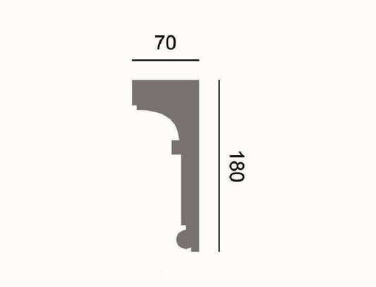 Fassadengesims G-14 A - 180 Fassadenprofil
