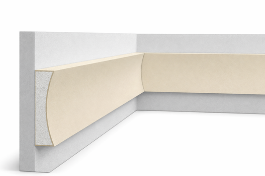 Fassadenleiste L-22 A 200x50 Fassadenprofil Sockelleiste