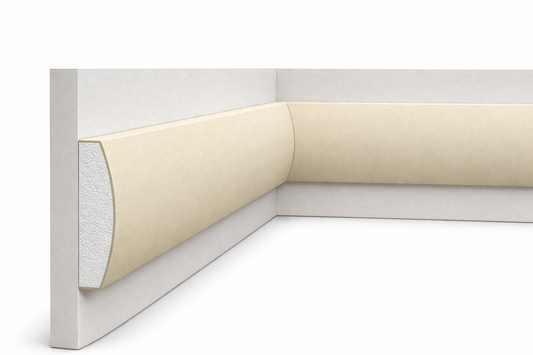 Fassadenleiste L-21 A 200x50 A Fassadenprofil Sockelleiste