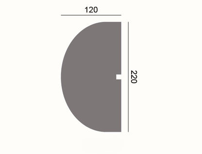 Fassadenleiste L-24 A 220x120 Fassadenprofil Sockelleiste