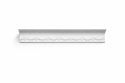 Stuckleiste C-10 – Deckenleiste aus Gips 90x80 mm