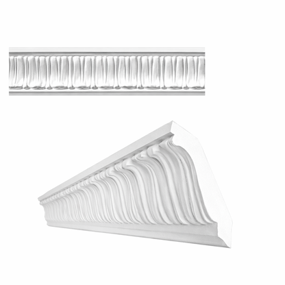 Stuckleiste C-14 – Deckenleiste aus Gips 85x100 mm