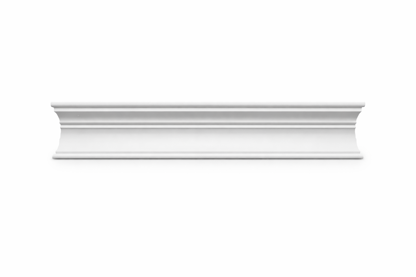 Stuckleiste C-16 – Deckenleiste aus Gips 75x65 mm