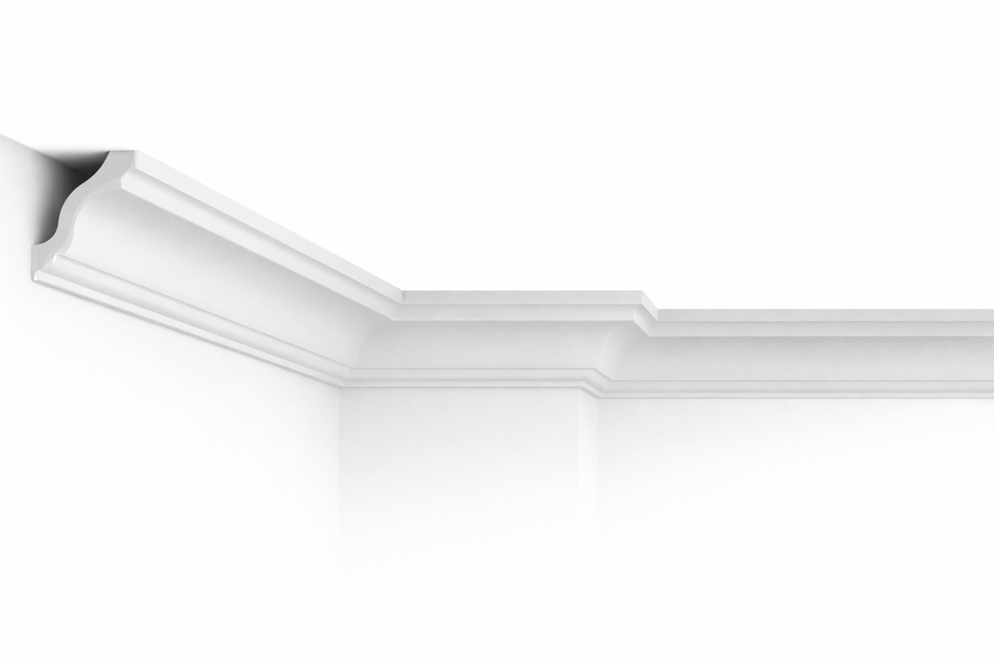 Stuckleiste C-24 – Deckenleiste aus Gips 85x60 mm
