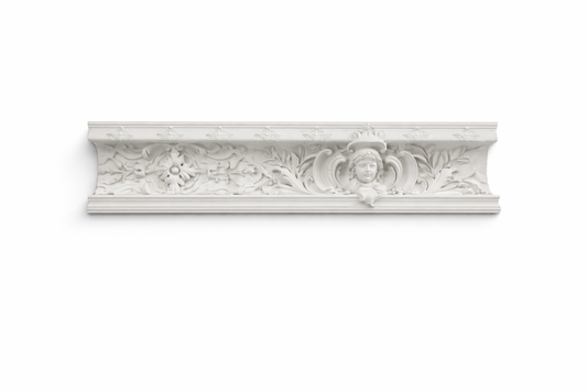 Stuckleiste C-31 Jugendstil – Deckenleiste aus Gips 180x170 mm