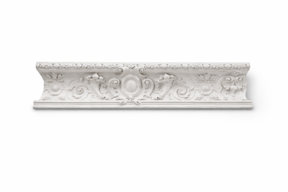 Stuckleiste C-32 Barock – Deckenleiste aus Gips 210x140 mm