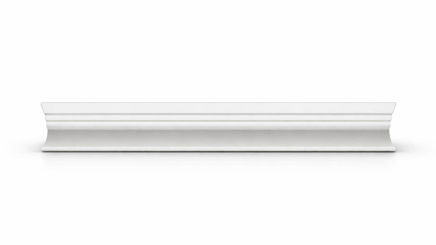 Stuckleiste C-35 – Deckenleiste aus Gips 120x95 mm