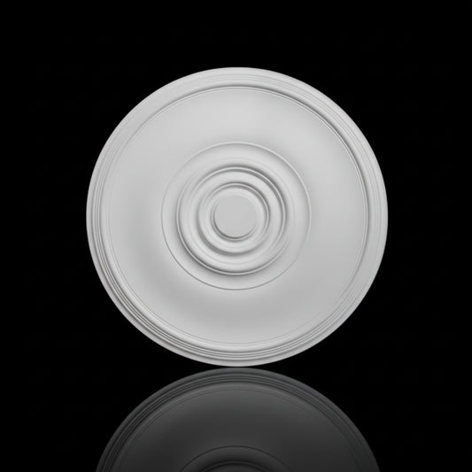 Stuck Rosette R-39 – Moderne Deckenrosette aus Gips Ø 700 mm