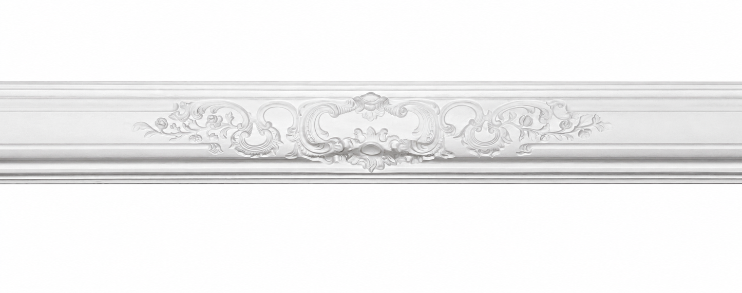 Stuckleiste C-41 B Grandezza – Deckenleiste aus Gips 170x178 mm