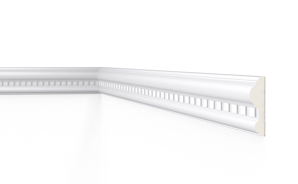 Stuckleiste LP-28 – Wandleiste aus Gips 80x23 mm