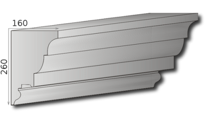 Fassadengesims G-01 A - 260