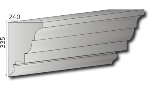 Fassadengesims G-01 A - 335